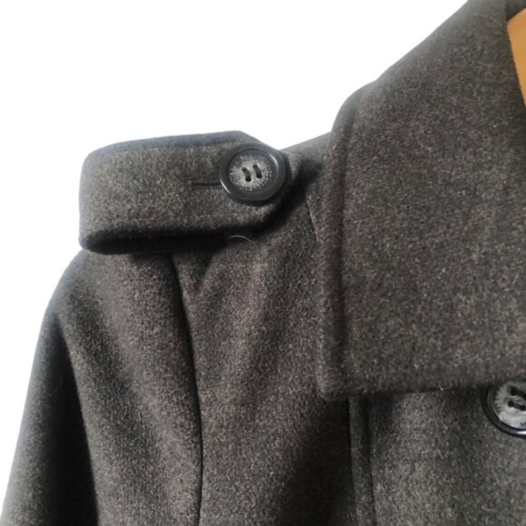 Maralyn & Me Double-Breasted Peacoat Charcoal Gray Size M – Classic Wint… - Picture 6 of 11